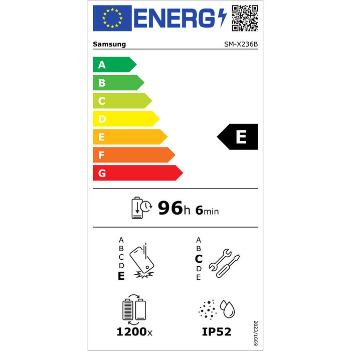Tablet Samsung SM-X236BZAPEUB 11" Grey