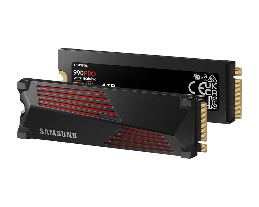 SSD SAMSUNG 990 PRO with Heatsink 4TB, MZ-V9P4T0GW