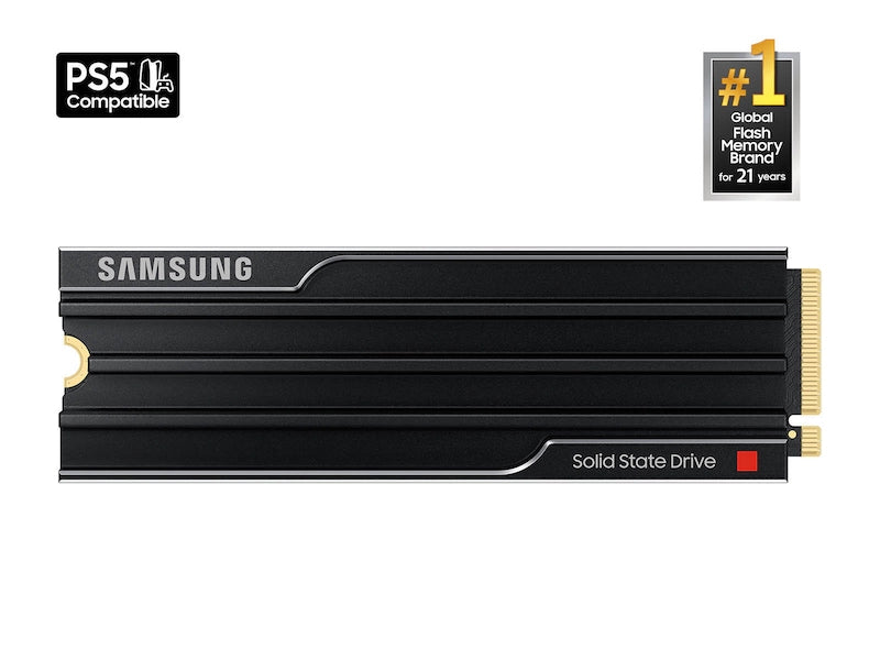 Samsung SSD 9100 PRO 2TB Heatsink PCIe 5.0 NVMe 2.0 M.2  Read 14700 MB/s Write 13400 MB/s