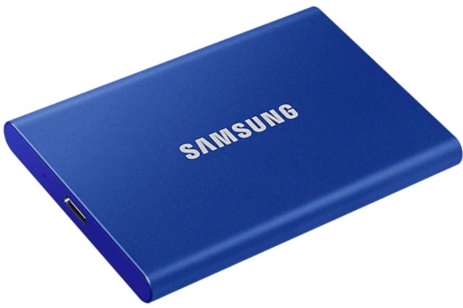 External SSD Samsung T7 Indigo Blue, 1000GB