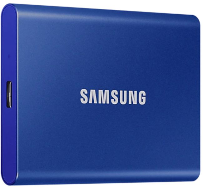 External SSD Samsung T7 Indigo Blue, 1000GB