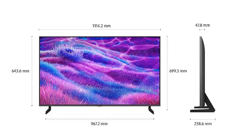 Samsung 50" 50QN80F Neo QLED Ultra HD 4K Mini LED Smart HDR 50Hz Model 2025 Black