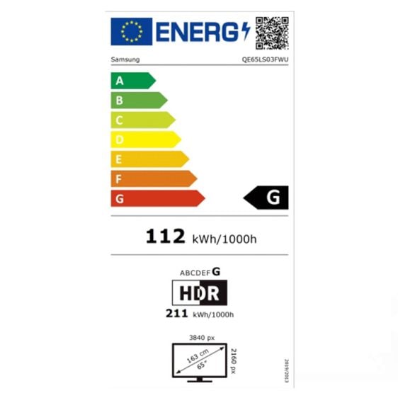 TV SAMSUNG QE65LS03FWUXXH, 65", Neo QLED, The Frame Pro, 4K Ultra HD, Vision AI, Smart TV, 2025
