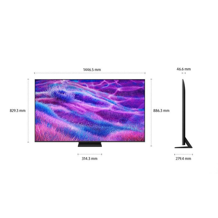 TV SAMSUNG QE65QN80FAUXXH, 65"(163 cm), Neo QLED QN80F, 4K UHD Vision AI, Smart TV (2025)