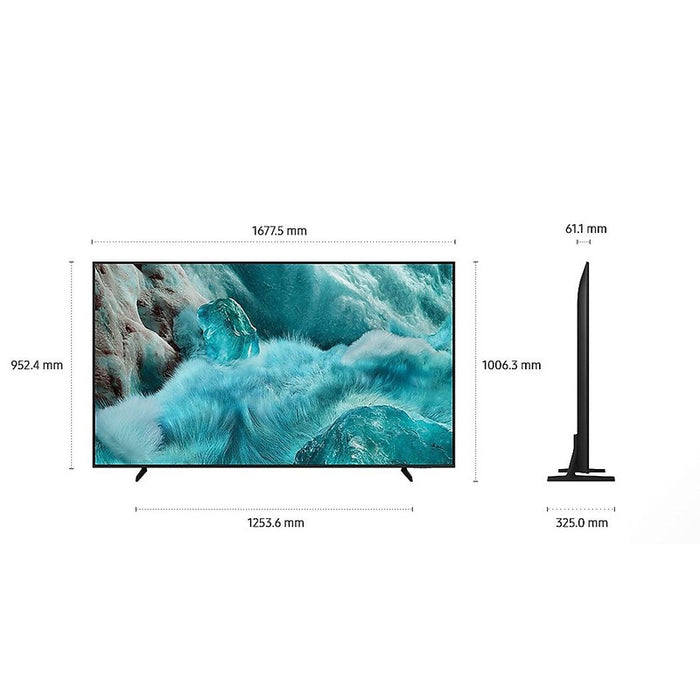 TV SAMSUNG QE75Q7FAAUXXH, 75"(189 cm), QLED Q7F, 4K Ultra HD, Vision AI, Smart TV, 2025