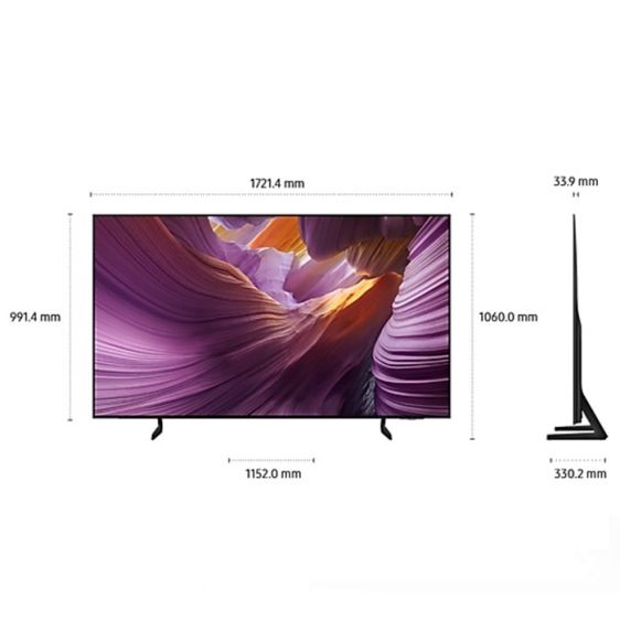 TV SAMSUNG QE77S85FAEXXH, 77", OLED, 4K Ultra HD, Vision AI Smart TV, S85F (2025)