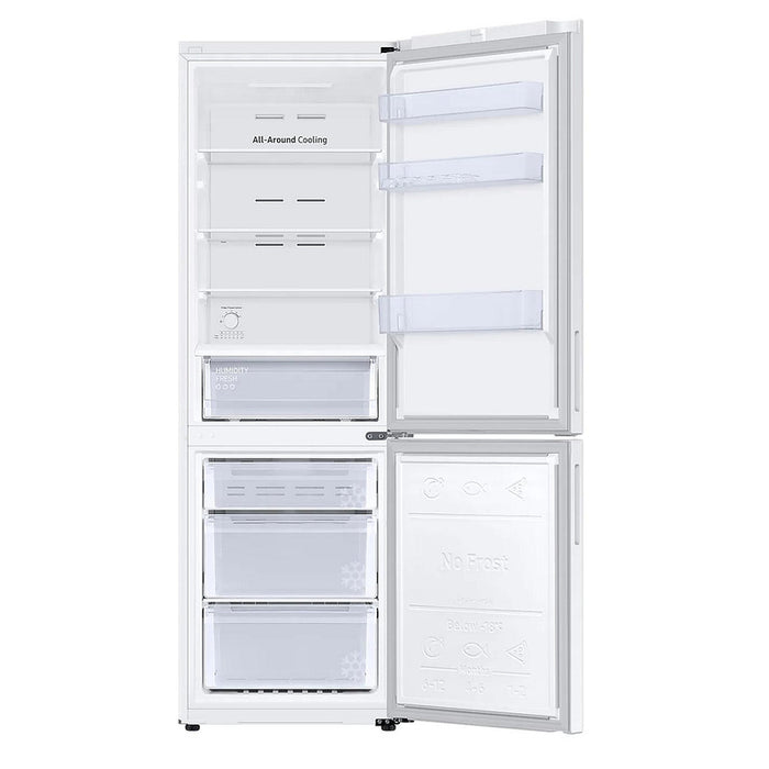 Refrigerator with freezer SAMSUNG RB33B610EWW/EF, 344 l, No Frost, 185 cm