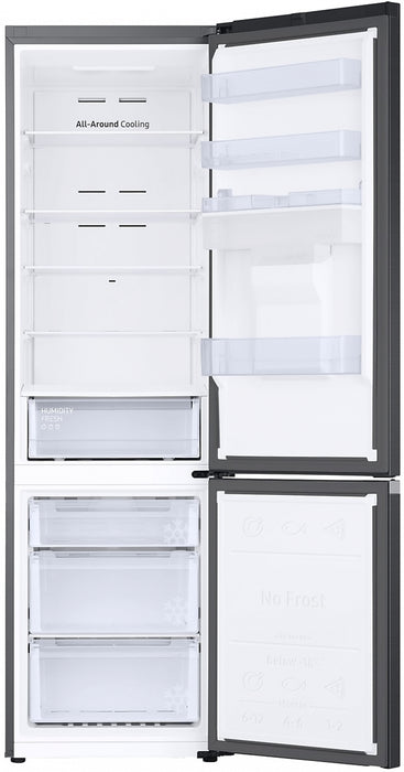 Refrigerator with freezer SAMSUNG RB38C650EB1/EF, 386 l, SmartThings, AI energy mode, 203 cm