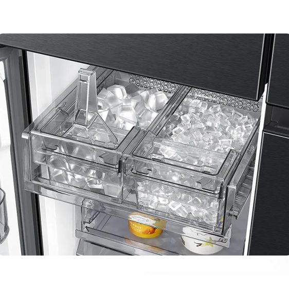 Refrigerator with French door SAMSUNG Family Hub RF65DG9H0EB1EO, 636 l, Black