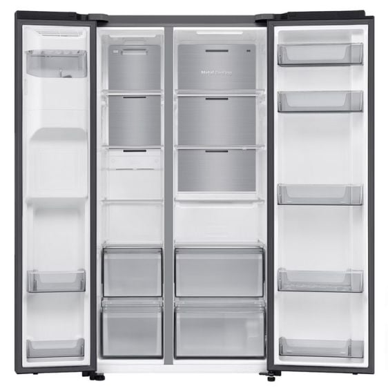 Fridge-freezer SAMSUNG Side-by-Side RS70F64KDFEO, 640 l, Bespoke AI SBS-AI Energy, 178.4 cm