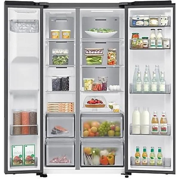 Refrigerator-freezer SAMSUNG Side-by-Side RS70F64KETEO, 640 l, No Frost, Wi-Fi