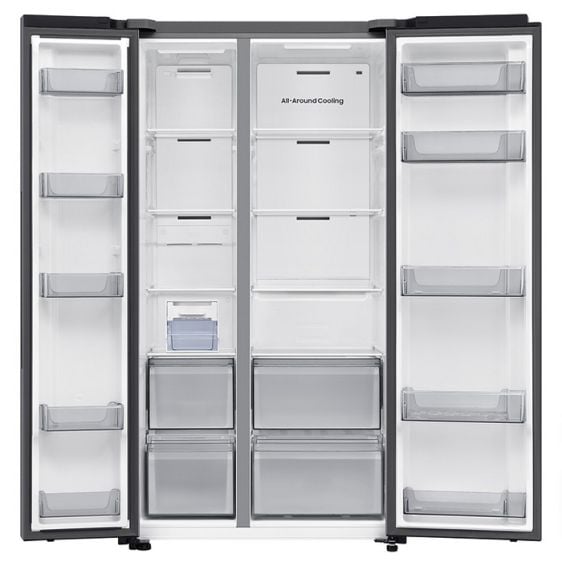 Refrigerator with freezer SAMSUNG Side-by-Side RS70F65QETEO, 659 l, Bespoke AI SBS - AI Energy, Wi-Fi, 178 cm