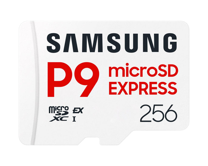 Memory card Samsung microSDXC, 256GB, P9 Express, 800 MB/s, UHS-I 90 MB/s U3, V30, A1