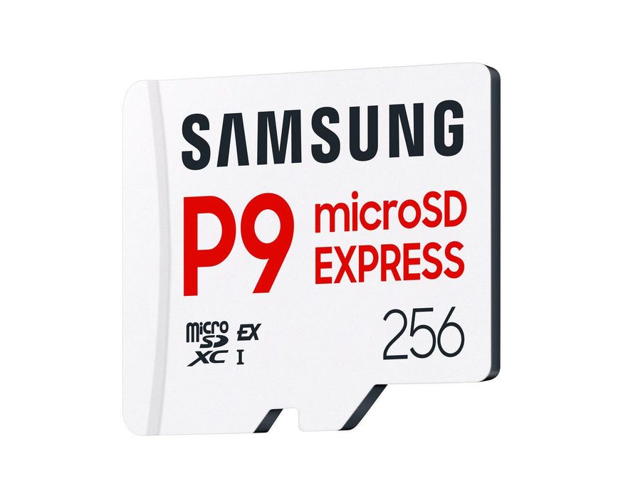 Memory card Samsung microSDXC, 256GB, P9 Express, 800 MB/s, UHS-I 90 MB/s U3, V30, A1