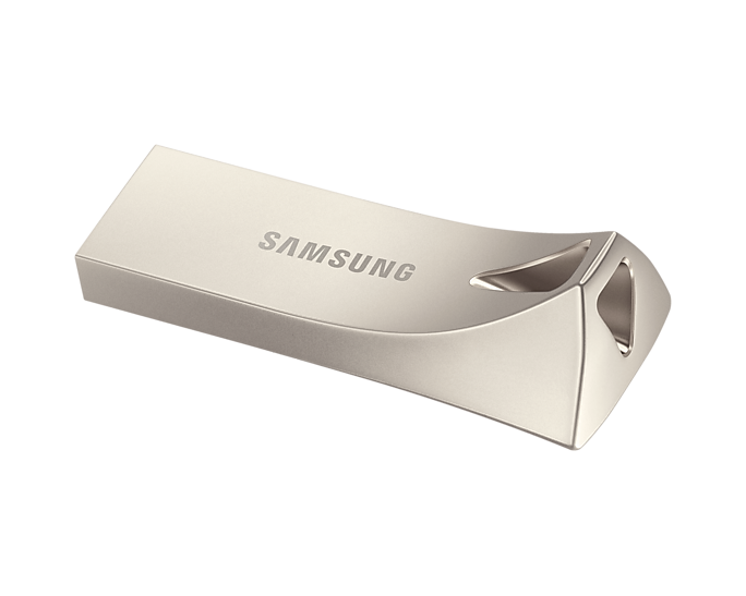 USB memory Samsung BAR Plus, 128GB, USB-A, Silver