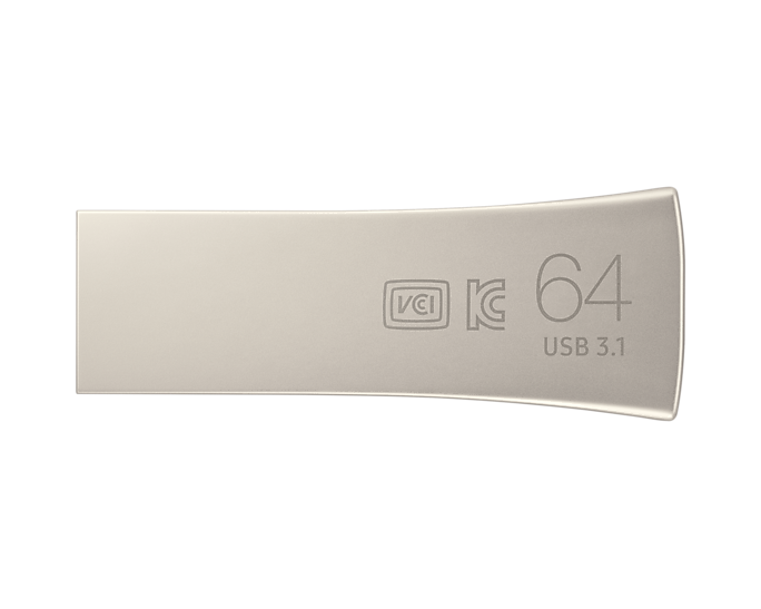 USB memory Samsung BAR Plus, 64GB, USB-A, Silver