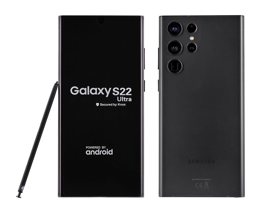 Samsung Galaxy S22 Ultra SM-S908B 17.3 cm (6.8") Dual SIM Android 12 5G USB Type-C 12 GB 512 GB 5000 mAh Black Remade / Refurbished
