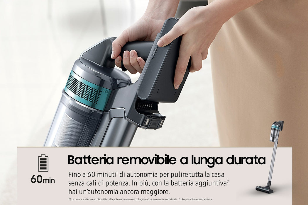 Cordless vacuum cleaner SAMSUNG VS20B75AGR1/GE