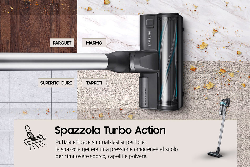 Cordless vacuum cleaner SAMSUNG VS20B75AGR1/GE
