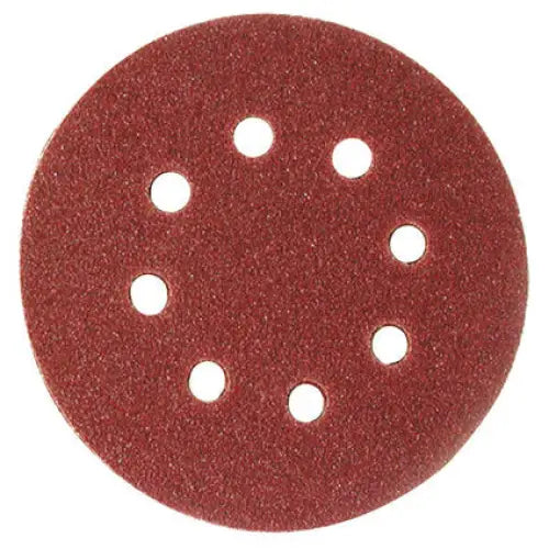SANDING FOR ECCENTRIC GRINDER F125 K60 8 HOLES 10 PCS RAIDER - Шкурки за машинно шлайфане<<<Консумативи за
