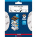 SANDING PAD 115X140 P320 2 PCS BOSCH EXPERT W480 - Шкурки за ръчно шлайфане<<<Консумативи за