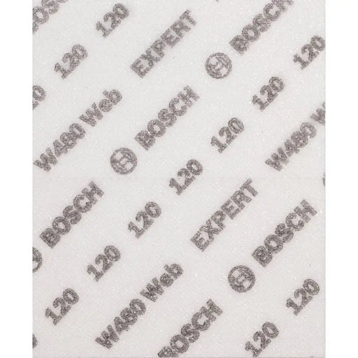 SANDING PADS 115X140 P120 2 PCS BOSCH EXPERT W480 - Шкурки за ръчно шлайфане<<<Консумативи за