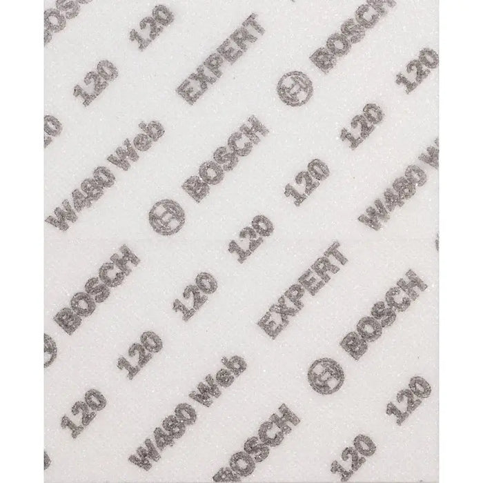 SANDING PADS 115X140 P120 2 PCS BOSCH EXPERT W480 - Шкурки за ръчно шлайфане<<<Консумативи за