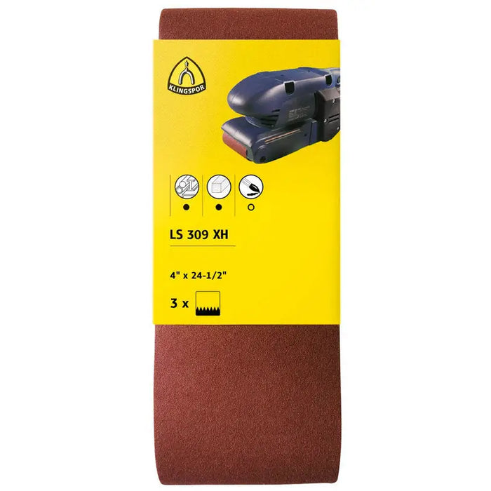 SANDING PADS 75X533MM P80 KLINGSPOR - Шкурки за машинно шлайфане<<<Консумативи за електроинструменти<<<Инструменти и