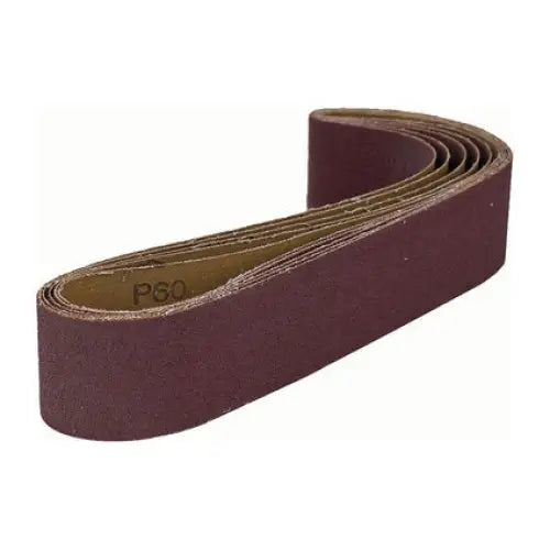 SANDING PADS FOR BELT GRINDERS 75X533 MM R 80 5 PCS RAIDER - Шкурки за машинно шлайфане<<<Консумативи за