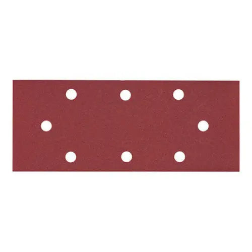 SANDING PADS FOR VIBROSE GRINDERS 93X230 MM P150 8 HOLES 10 PCS RAIDER - Шкурки за машинно шлайфане<<<Консумативи за