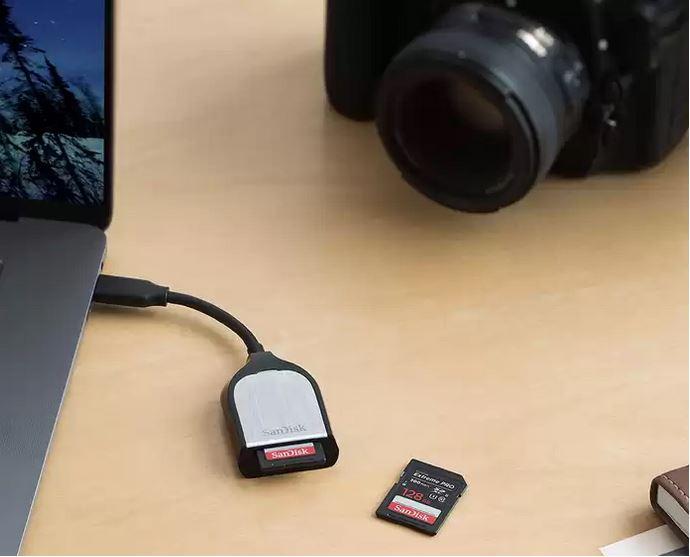 SanDisk Extreme PRO Card Reader USB-C SD-SDDR-409-G46 - Четци за карти<<<Компютърна периферия<<<ValiAPI