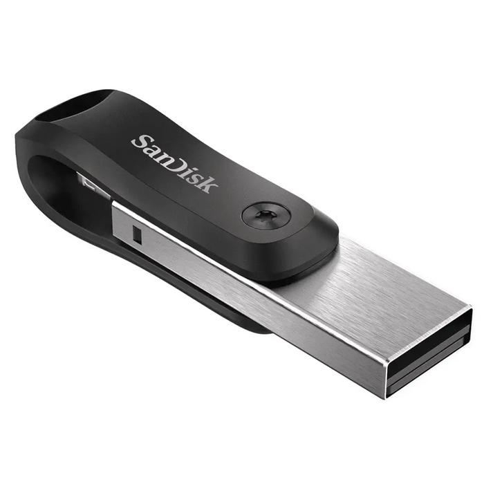 SanDisk iXpand USB flash drive 64 GB USB Type-A / Lightning 3.2 Gen 2 (3.1 Gen 2) Black Silver