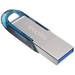SanDisk Ultra Flair USB flash drive 64 GB USB Type-A 3.2 Gen 1 (3.1 Gen 1) Blue Silver - FlashDrivesPAM-FLD<<<Memory