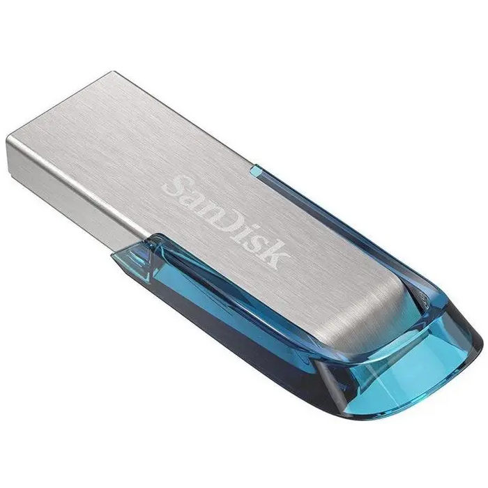 SanDisk Ultra Flair USB flash drive 64 GB USB Type-A 3.2 Gen 1 (3.1 Gen 1) Blue Silver - FlashDrivesPAM-FLD<<<Memory