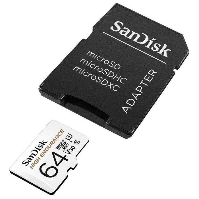 Memory card SANDISK micro SDXC UHS-I, U3, SD Adapter, 64GB