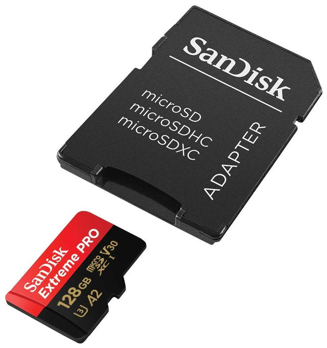 Memory card SANDISK EXTREME PRO microSDXC 128GB 200/90 MB/s UHS-I U3 (SDSQXCD-128G-GN6MA)
