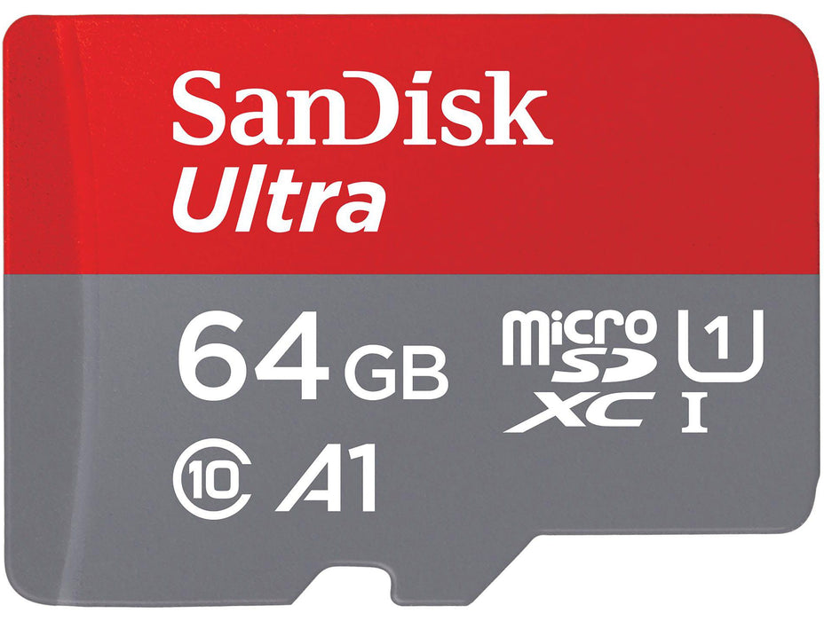 Memory card SanDisk ULTRA ANDROID microSDXC 64 GB 140MB/s A1 Cl.10 UHS-I + ADAPTER