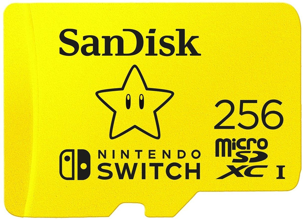 SanDisk memory card for Nintendo Switch, microSDXC UHS-I, 256GB, Up to 100MB/s