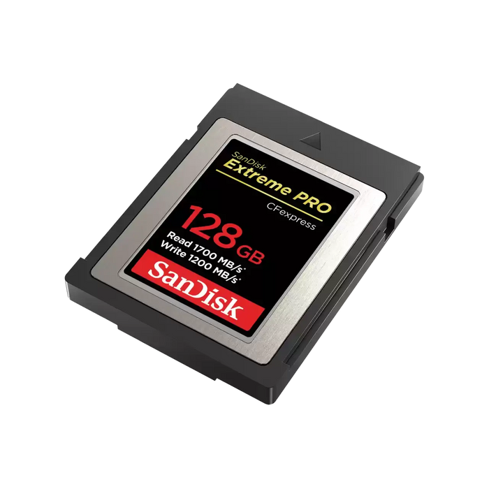 SanDisk CF 128GB Extreme Pro CFexpres memory card, up to 1700MB/s