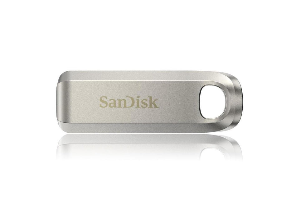 USB memory stick SanDisk Ultra Luxe, 64GB, USB 3.2 Gen 1, USB-C, Silver