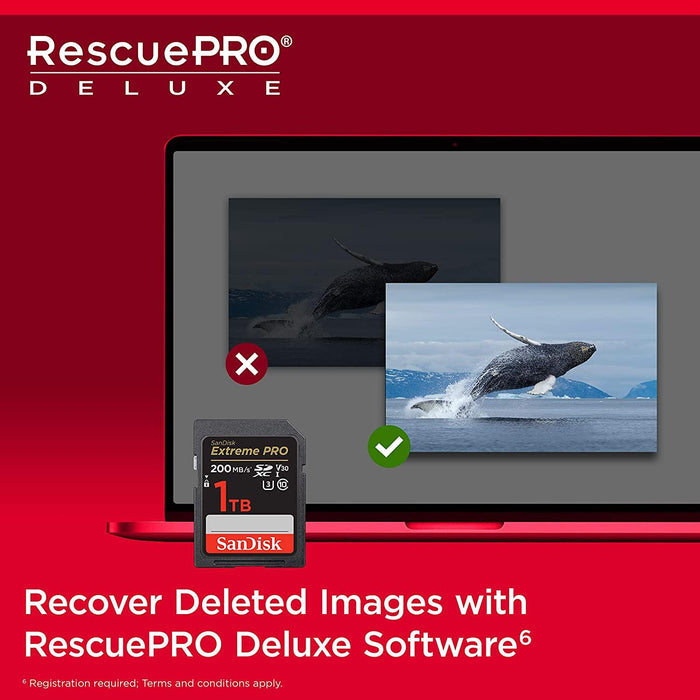 SANDISK Extreme PRO SDHC memory card, 1TB