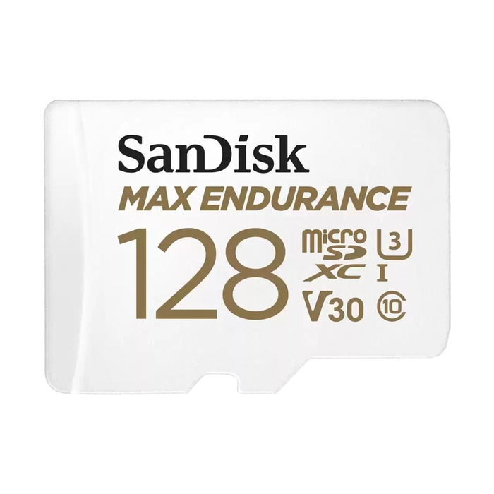 Memory card SANDISK MAX Endurance, SD Adapter, micro SDXC UHD, V30, 128GB, Class 10