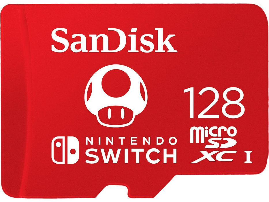 SanDisk memory card for Nintendo Switch, microSDXC UHS-I, 128GB, Up to 100MB/s