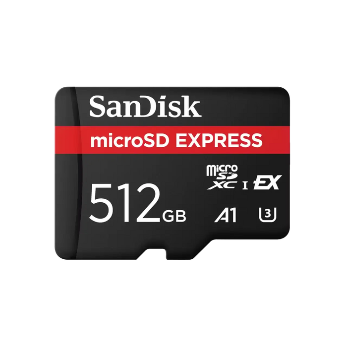 SanDisk Memory card microSDXC Express Card 512Gb UHS-I, UHS-II
