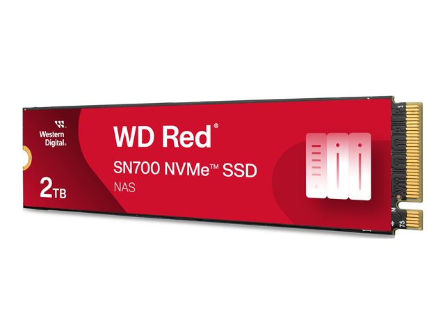WD Red SSD SN700 NVMe 2TB M.2 2280 PCIe Gen3 8Gb/s internal drive for NAS devices