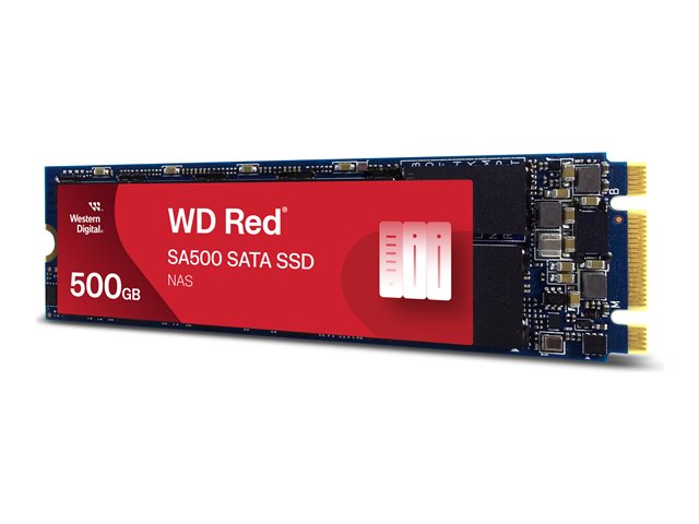 WD Red SSD SA500 NAS 500GB SATA III 6Gb/s M.2 2280 internal single-packed