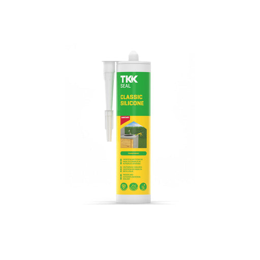 SANITARY SILICONE TKK CLASSIC WHITE - Силикони и акрили<<<Лепила за плочки фуги силикони и