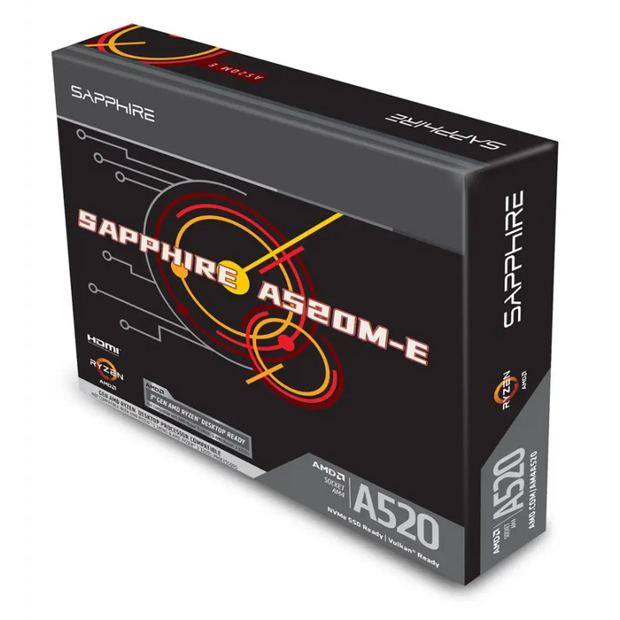 SAPPHIRE A520M-E motherboard - Motherboards Socket-AM4PLY-AM4<<<MotherboardsPLY<<<ActionPL