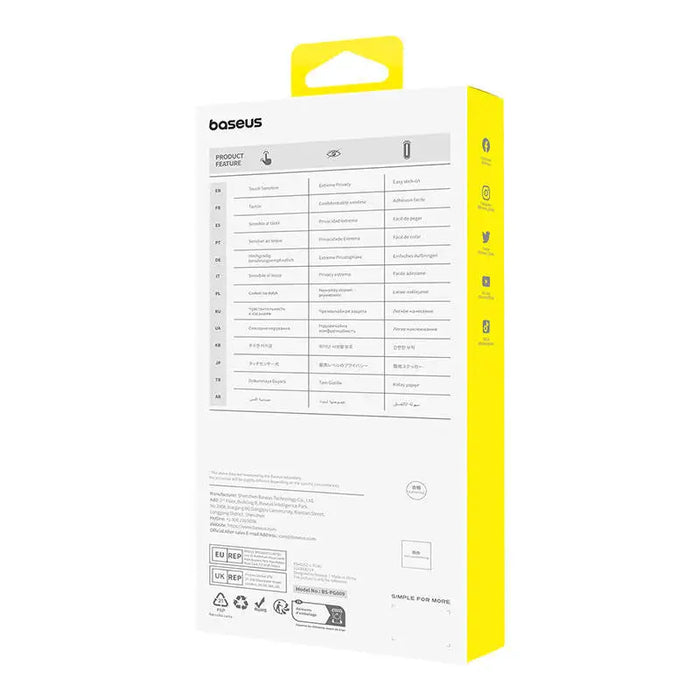 Sapphire Tempered Glass Baseus 0.3mm for iPhone 15 - For smartphones<<<Tempered glass and screen protectors<<<GSM