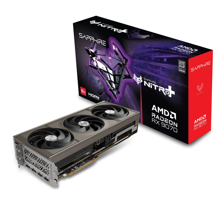 SAPPHIRE NITRO+ AMD RADEON RX 9070 GAMING OC 16GB DUAL HDMI DUAL DP